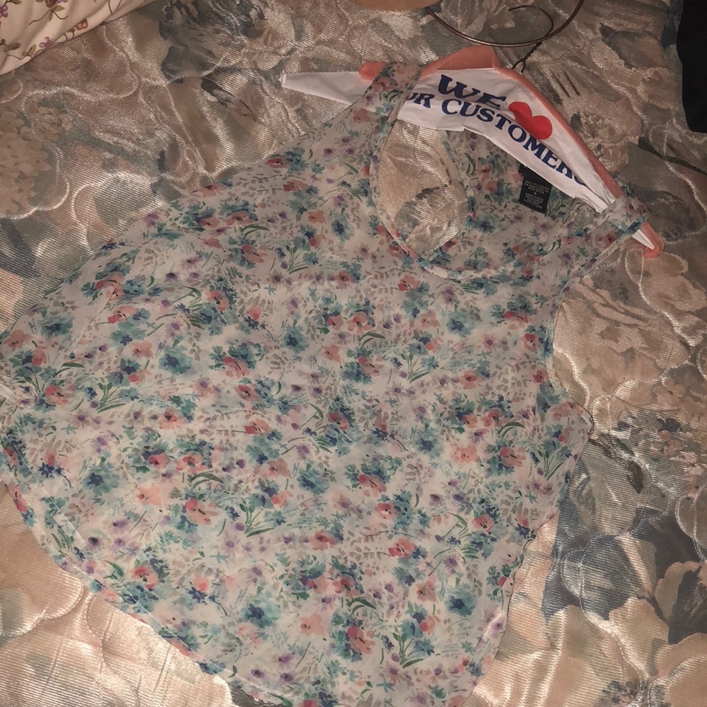 floral tank top